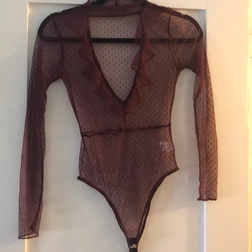 Never worn Nasty gal mesh top!!